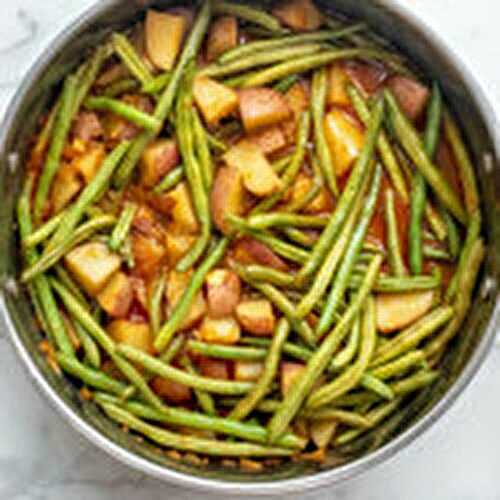 Vegan Southern Green Beans and Potatoes