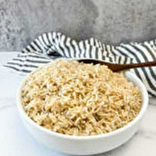 How To Cook Brown Basmati Rice (Instant Pot)