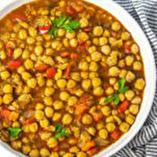 Chickpea Stew (Vegan, Gluten-free)