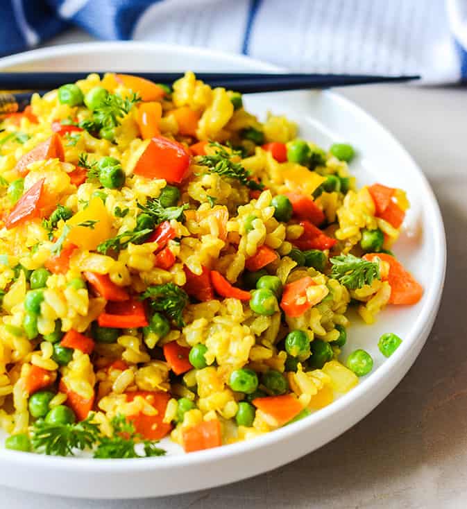 Easy Vegan Fried Rice