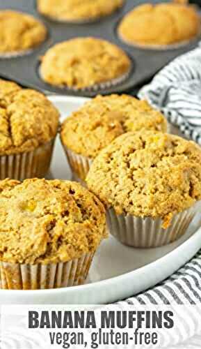 Gluten-Free Vegan Banana Muffins