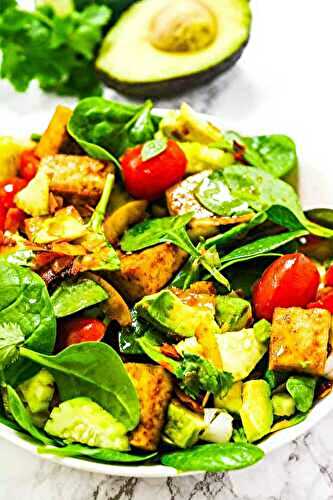 Spinach Tofu Salad Recipe