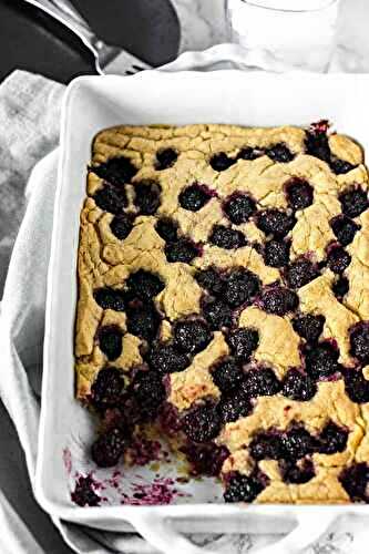 Vegan, Gluten-Free Blackberry Cake