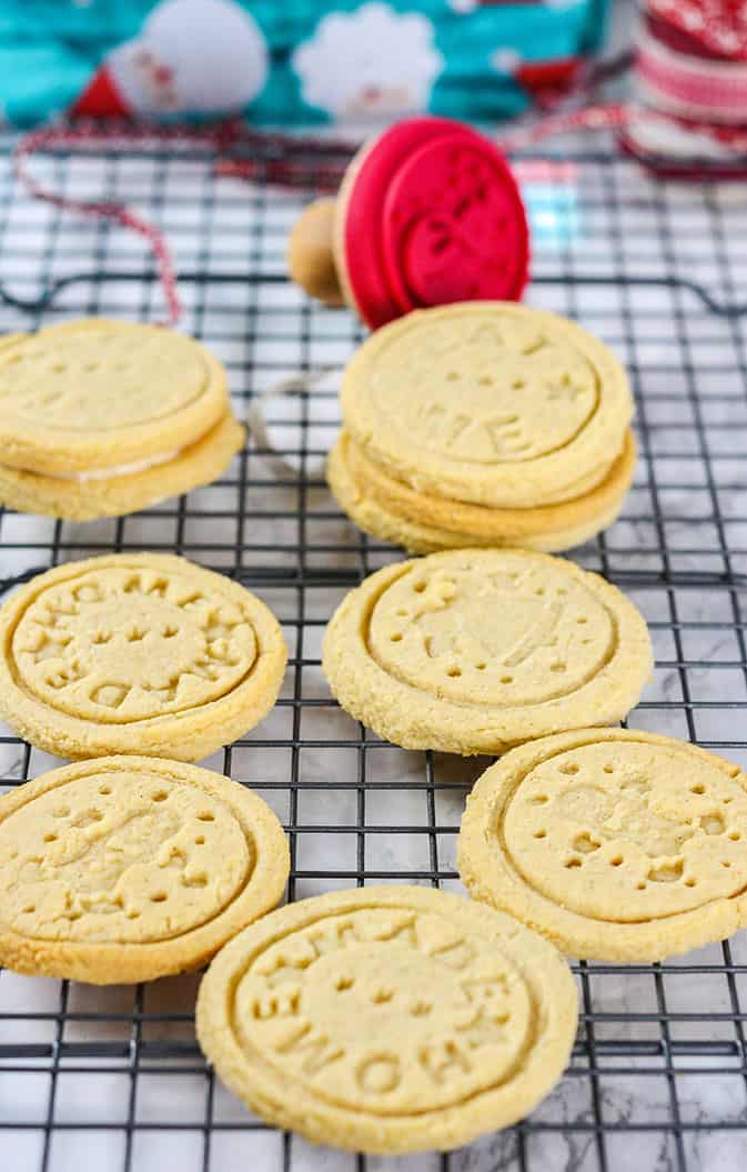 Vegan Gluten Free Stamped Cookies