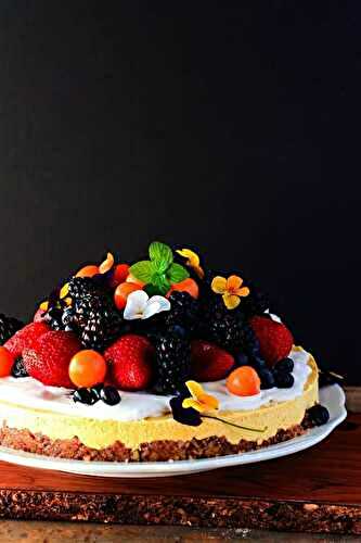 Vegan Mango Cheesecake