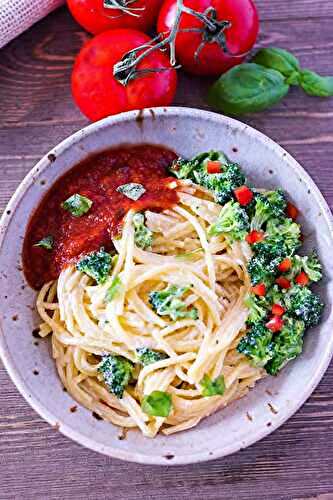 Vegan Spaghetti With Broccoli