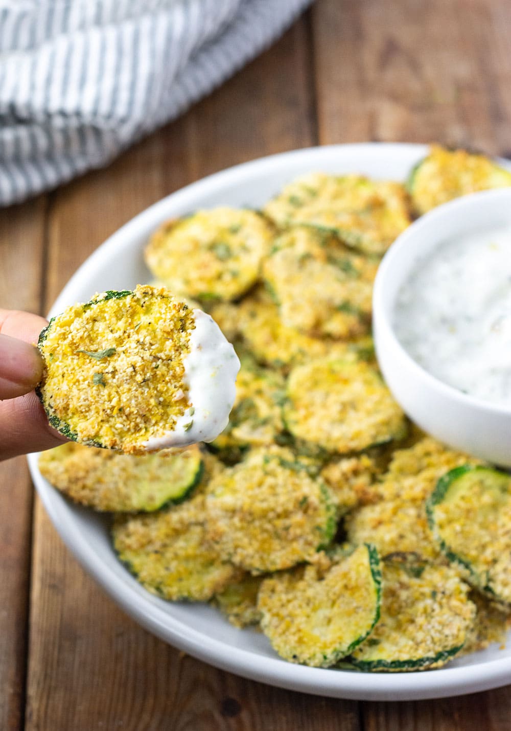 Air Fryer Zucchini Chips