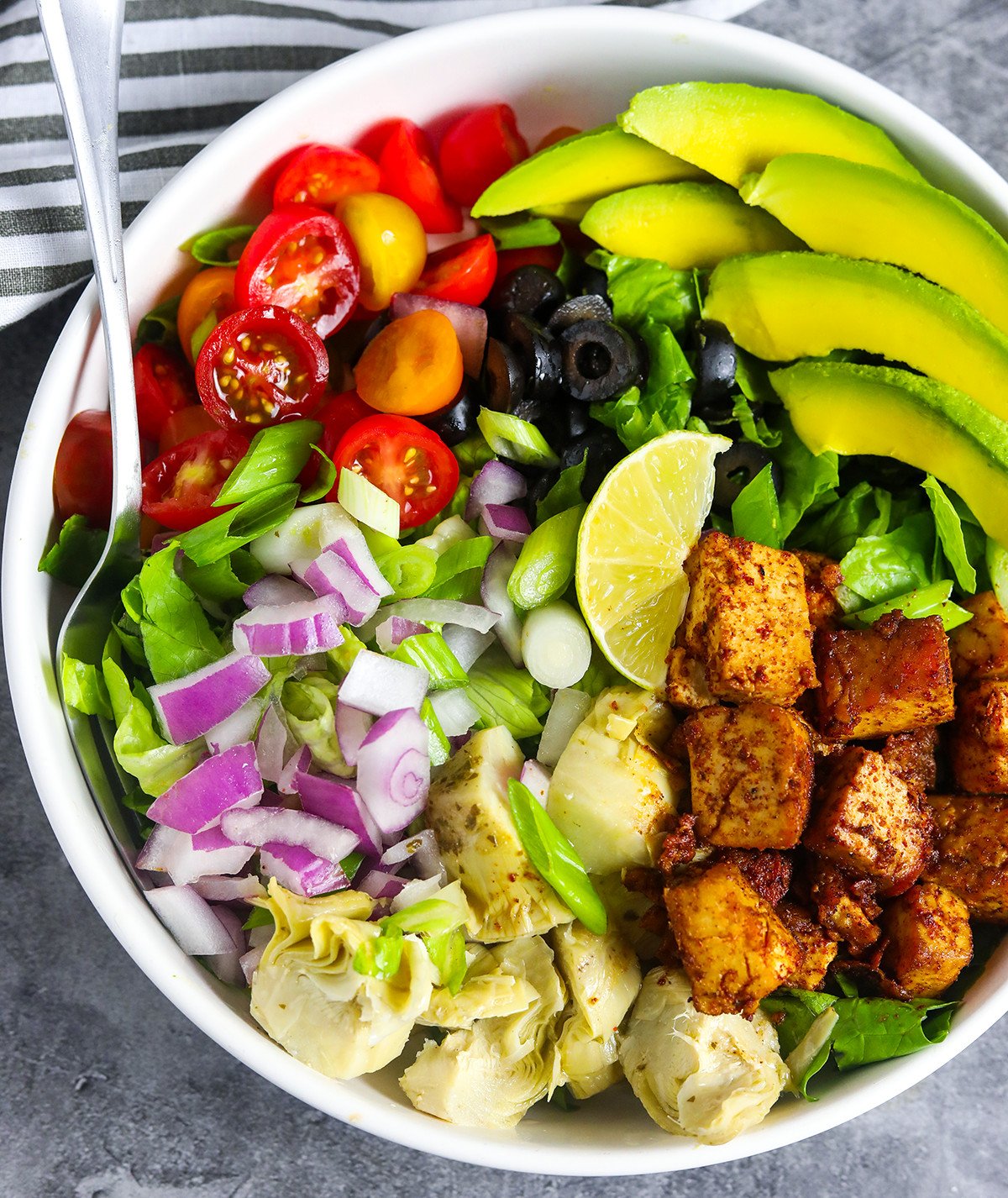 Cajun Tofu Salad Recipe