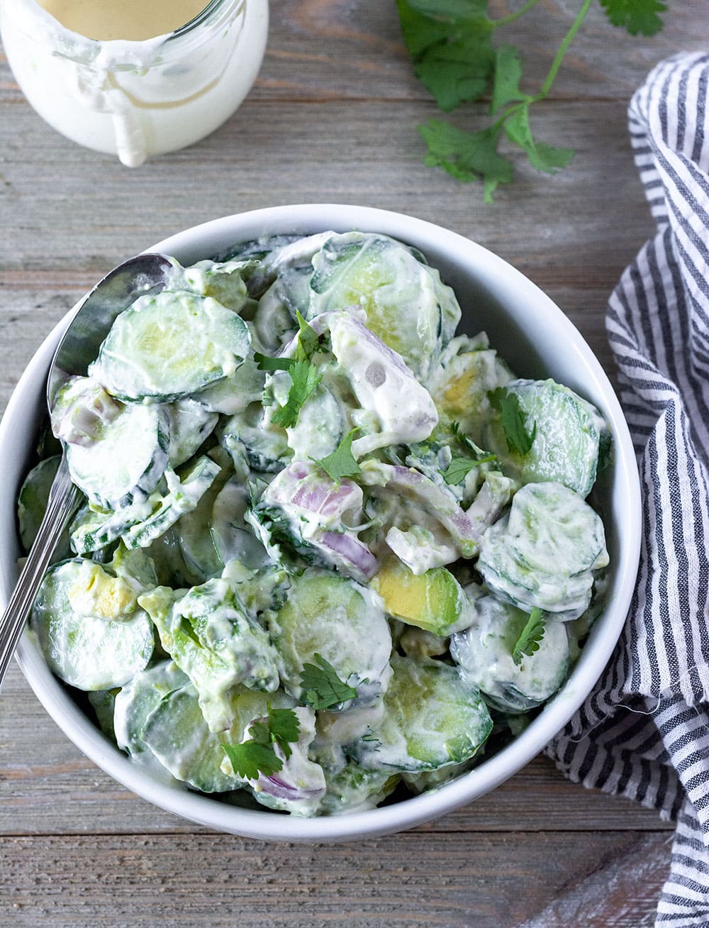 Cucumber Avocado Salad