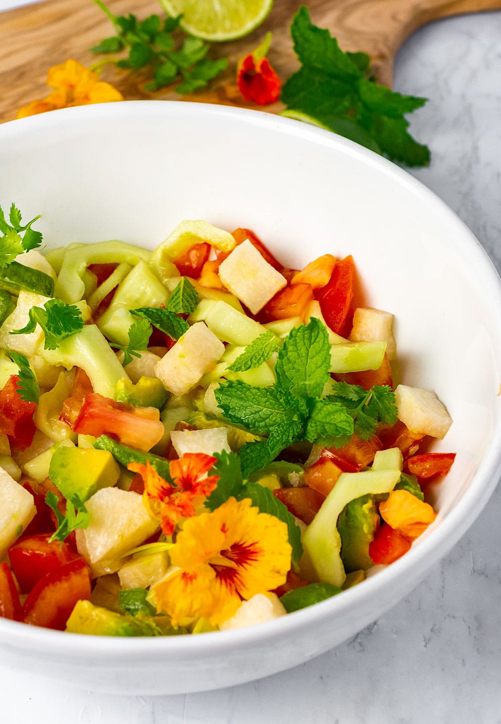 Jicama Cucumber Salad