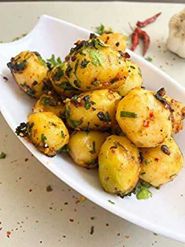 Maple Garlic Potatoes