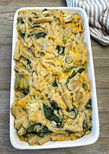 Spinach Artichoke Pasta Bake