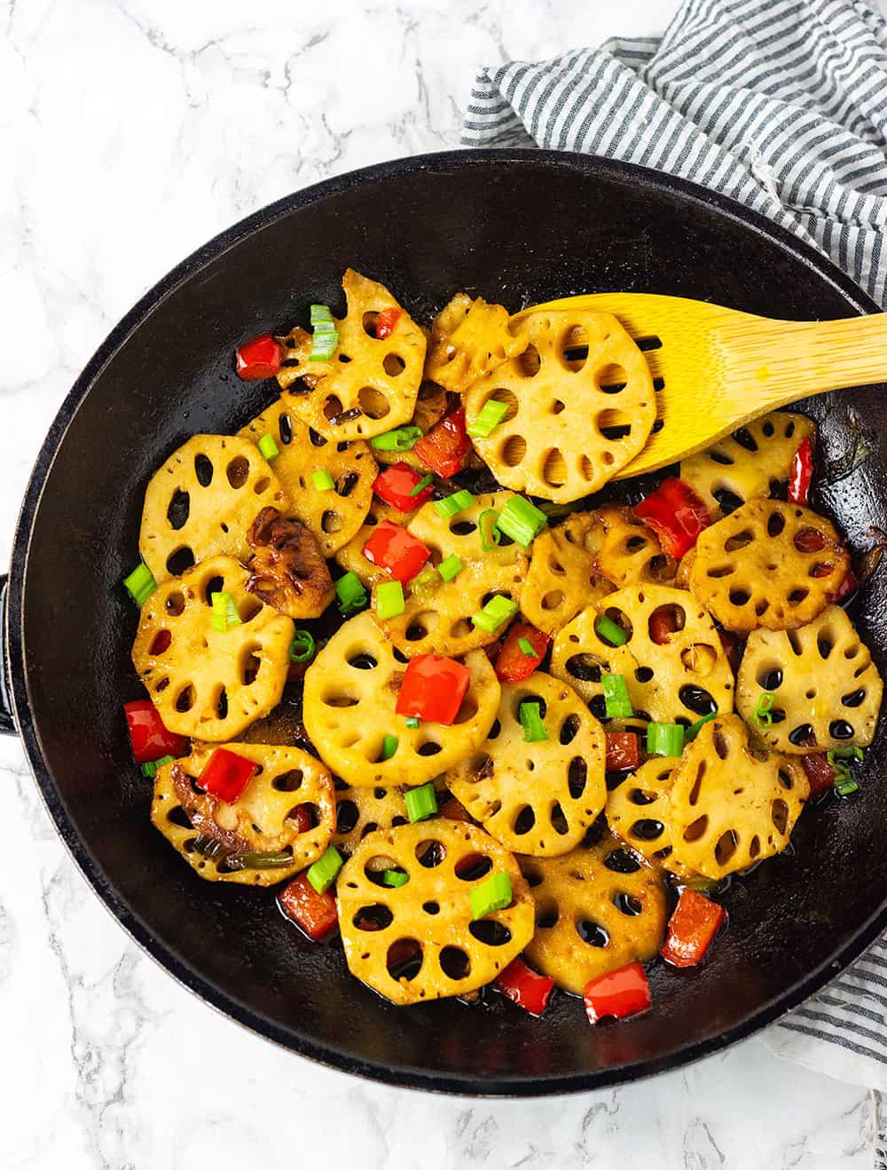 Stir Fry Lotus Root