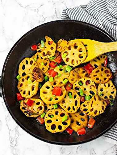 Stir Fry Lotus Root
