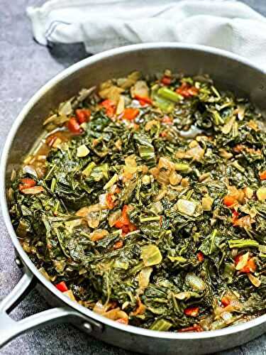Vegan Mustard Greens
