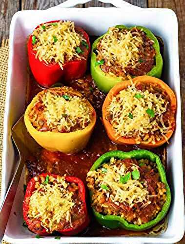 Vegan Stuffed Bell Peppers