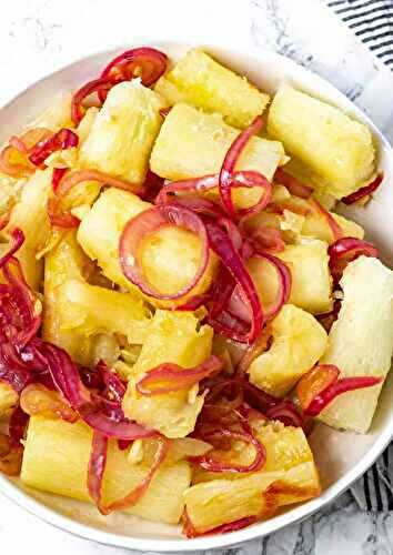 Yuca With Garlic Sauce (Yuca Con Mojo)