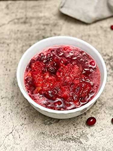 Cranberry Sauce with Pineapple
