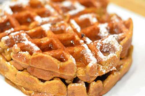 Amazing Pumpkin Waffles