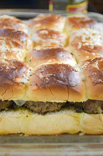 Baked Turkey Pesto Sliders