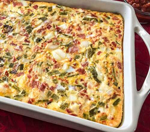 Delicious Baked Western Omelet