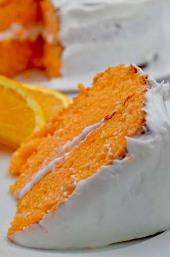 Orange Dreamsicle Cake