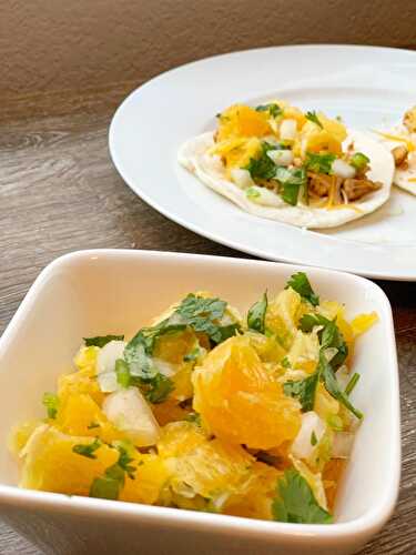 Orange Onion Salsa