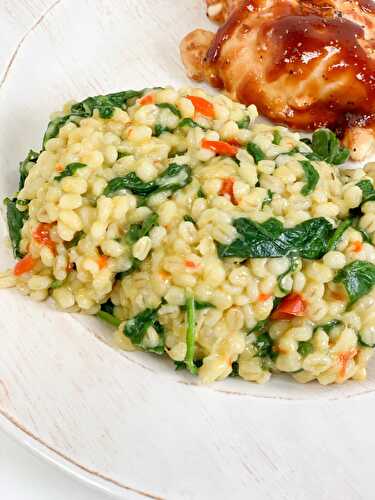 Instant Pot Barley and Vegetable Risotto