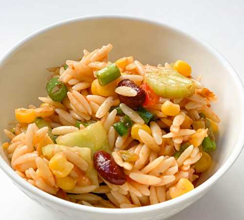 Chicken and Bean Orzo Salad