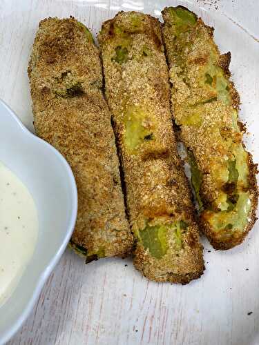 Easy Oven Fried Pickles