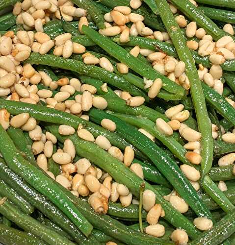 Roasted Garlic Green Beans