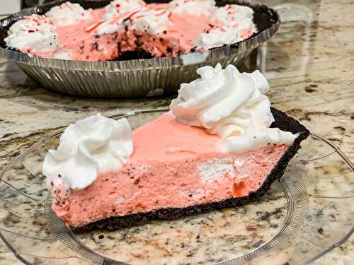 Christmas Candy Cane Pie
