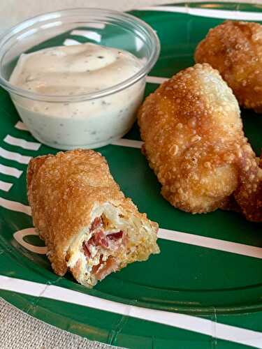 Mini Dill Pickle Egg Rolls