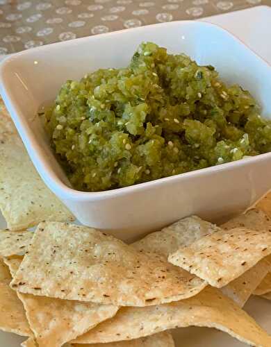 Jalapeño Tomatillo Salsa