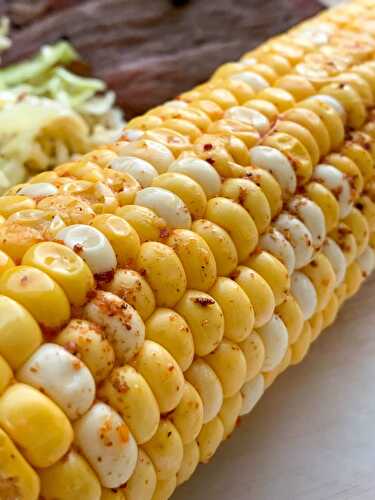 Grilled Corn on the Cob with Tajin