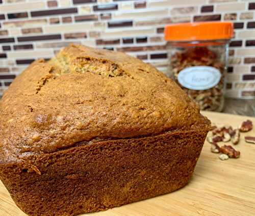 Spiced Applesauce Bread with Pecans
