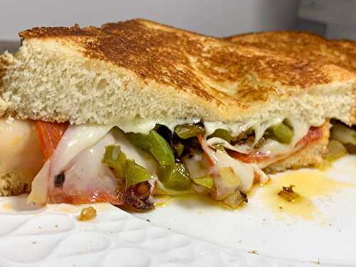 Pizza Style Grilled Cheese Sandwiches
