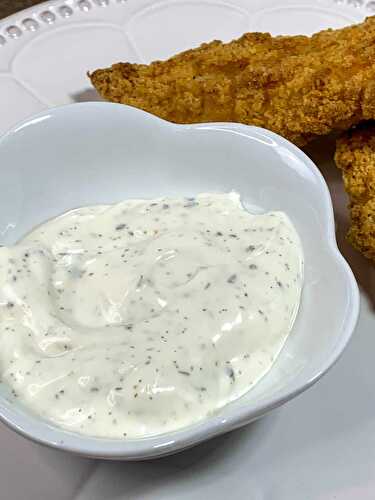 Copycat Wendy’s Ranch Dipping Sauce
