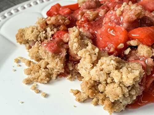 Easy Strawberry Crisp