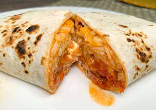 Turkey Chili Burritos