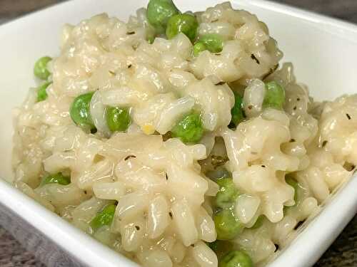 Lemon Risotto with Peas