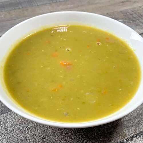 Green Split Pea Soup with Ham