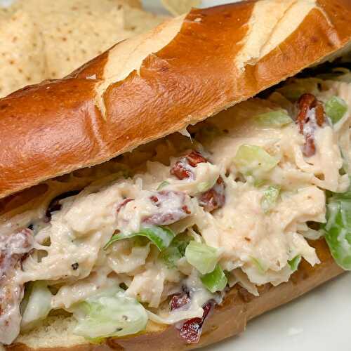 Cranberry Chicken Salad Sandwiches
