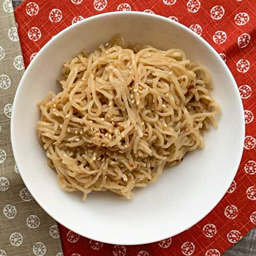 Spicy Sesame Ramen Noodles