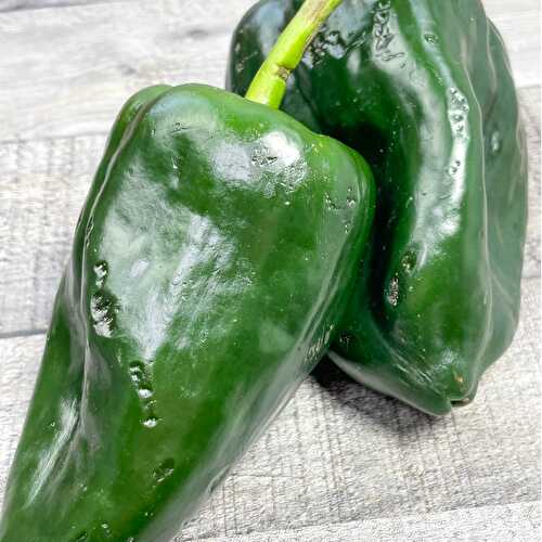 How to Roast Poblano Peppers