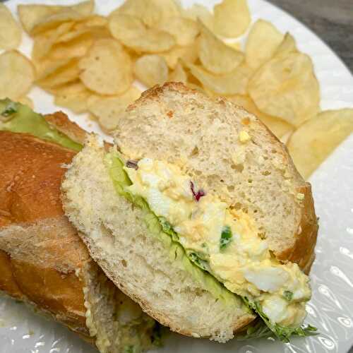 Spicy Egg Salad Sandwiches