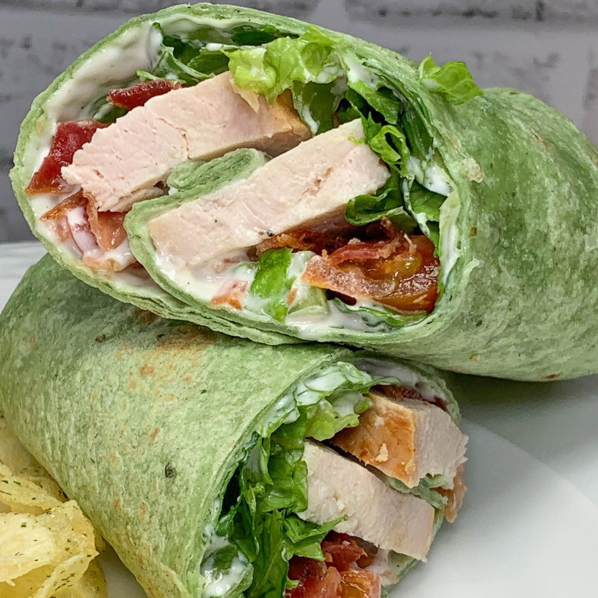 BLT Turkey Tortilla Wraps