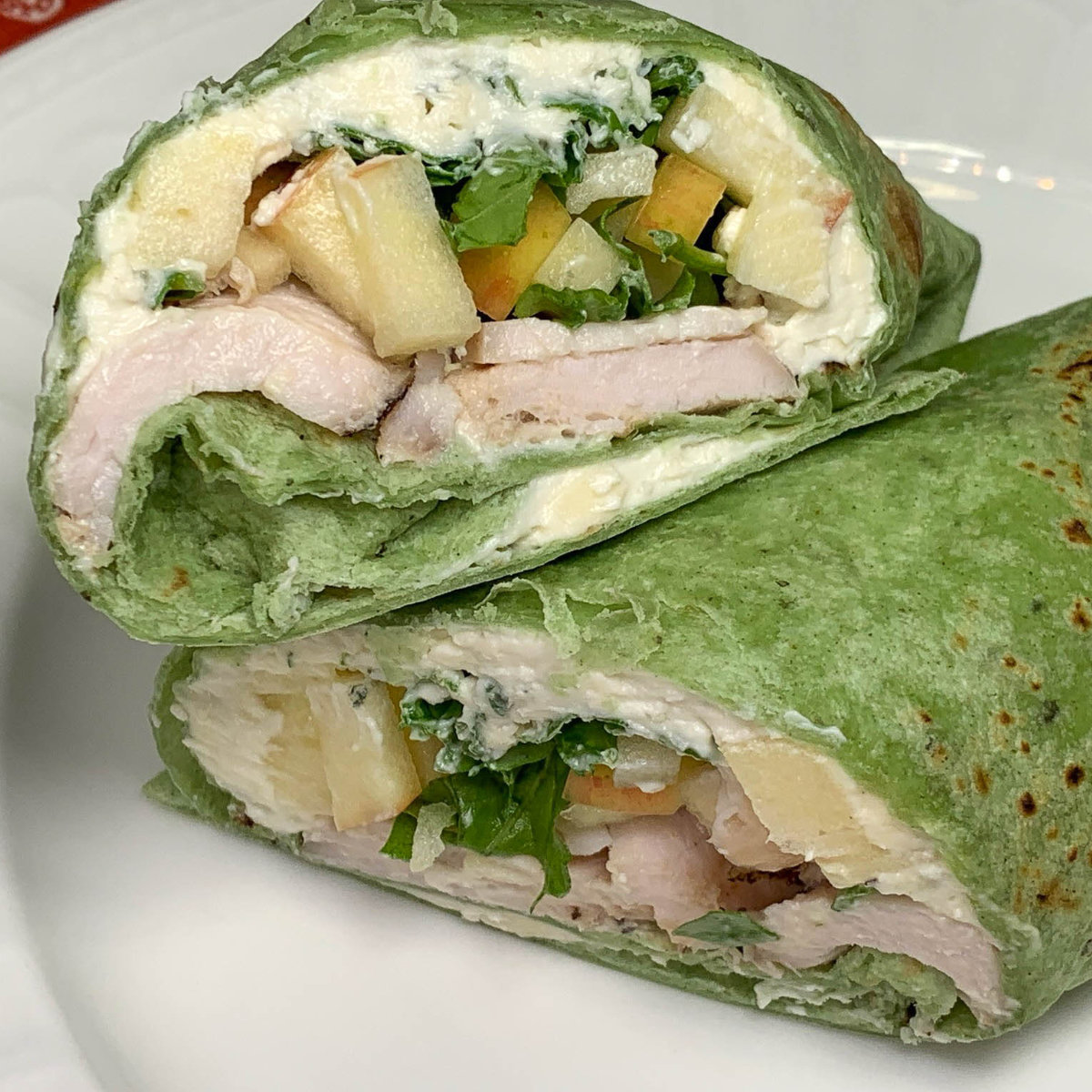 Turkey Apple and Blue Cheese Wrap