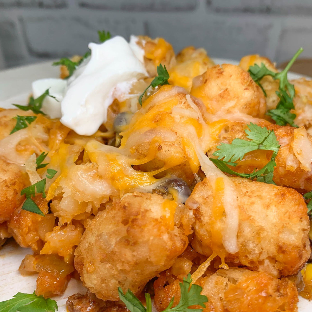 Easy Mexican Tater Tot Casserole