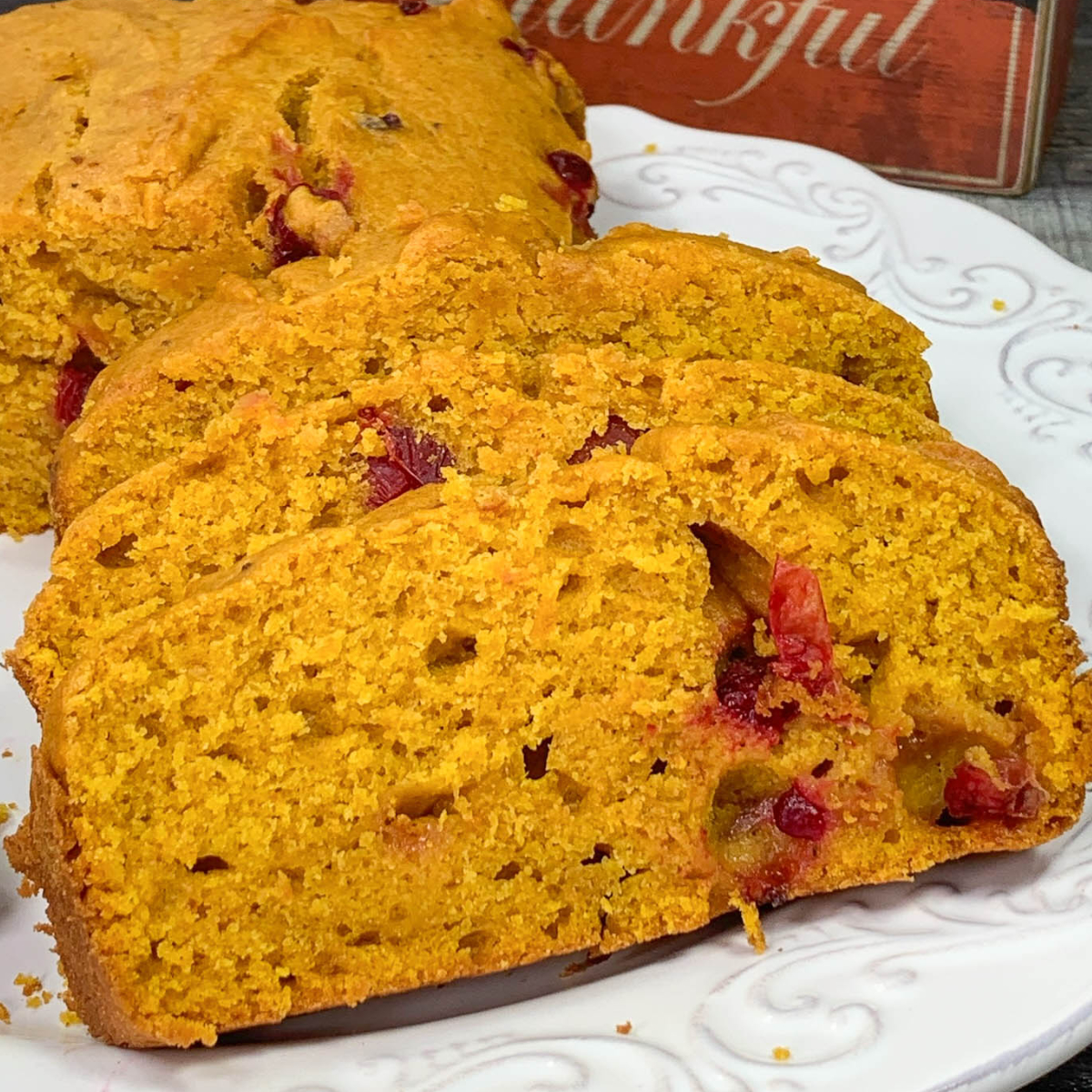 Pumpkin Cranberry Bread